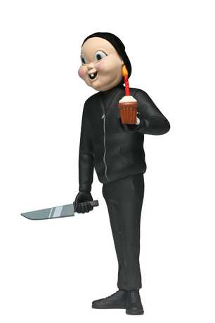 Happy Birthdead Toony Terrors figurine Babyface Killer  Neca