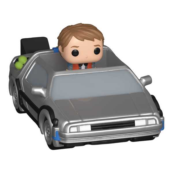 Retour vers le futur Bitty POP! Rides Vinyl figurine Marty McFly and Time Machine Funko