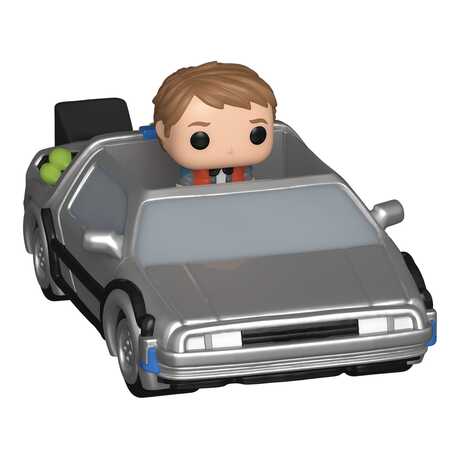 Retour vers le futur Bitty POP! Rides Vinyl figurine Marty McFly and Time Machine Funko