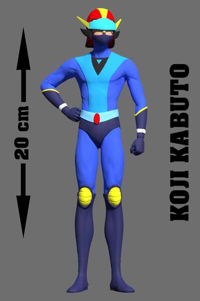 Goldorak UFO Robot Grendizer Alcor Koji Kabuto 1/10 Vinyle Figurine Move The Game