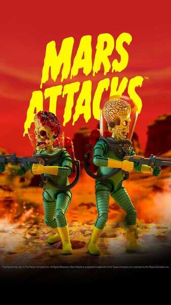 Mars Attacks figurine Ultimates Martian Wave 1 SUPER 7