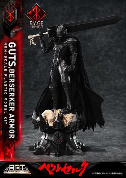Berserk figurine Plastic Model Kit Build Art Masterline Guts Berserker Armor Rage