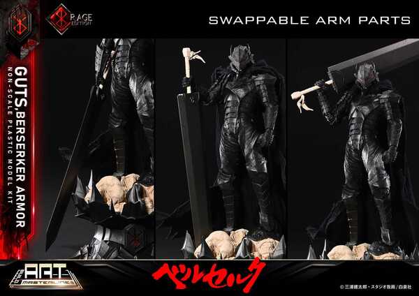 Berserk figurine Plastic Model Kit Build Art Masterline Guts Berserker Armor Rage