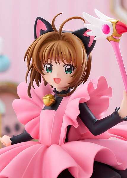 Cardcaptor Sakura statuette PVC Pop Up Parade Sakura Kinomoto: Black Cat Costume Ver. L Size Good Smile Company