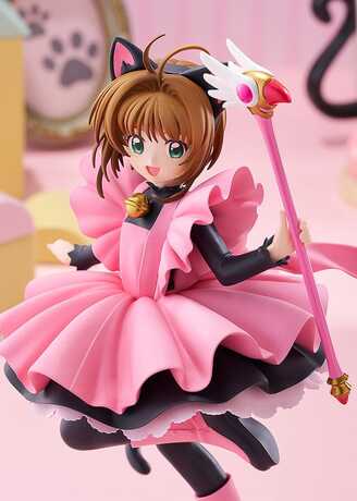 Cardcaptor Sakura statuette PVC Pop Up Parade Sakura Kinomoto: Black Cat Costume Ver. L Size Good Smile Company