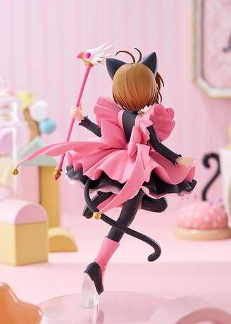 Cardcaptor Sakura statuette PVC Pop Up Parade Sakura Kinomoto: Black Cat Costume Ver. L Size Good Smile Company