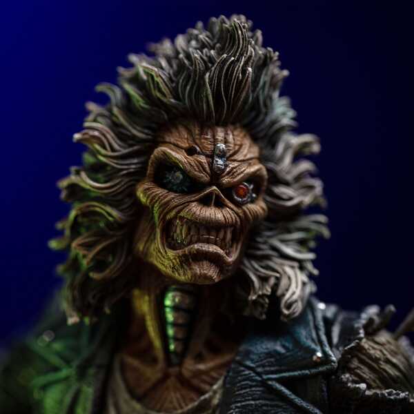 Iron Maiden statuette 1/10 Art Scale Eddie 50th Year Anniversary Iron Studios