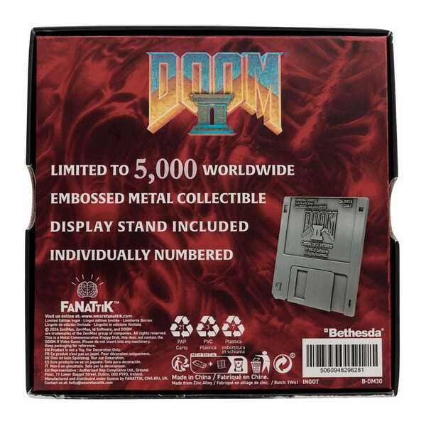 Doom 2 réplique Arena Floppy Disk Limited Edition Fanattik