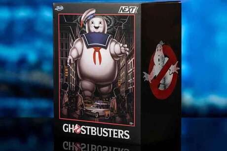 SOS Fantômes - Ghostbusters Ecto-1 Stay Puft diorama Nano Scene JADA