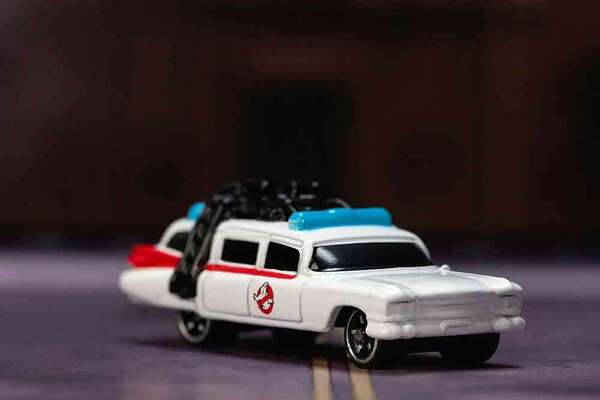 SOS Fantômes - Ghostbusters Ecto-1 Stay Puft diorama Nano Scene JADA