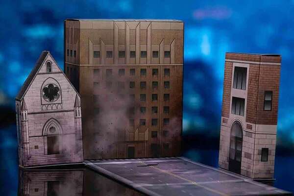 SOS Fantômes - Ghostbusters Ecto-1 Stay Puft diorama Nano Scene JADA