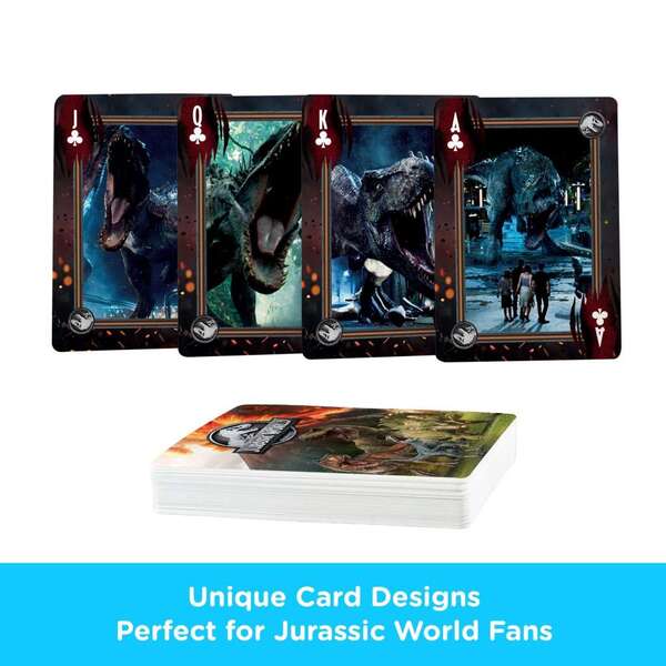 Jurassic world  playing cards jeu de cartes AQUARIUS