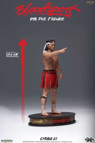 JCVD Bloodsport Chong Li 1/10 pvc figure Icon X Infinite Statue