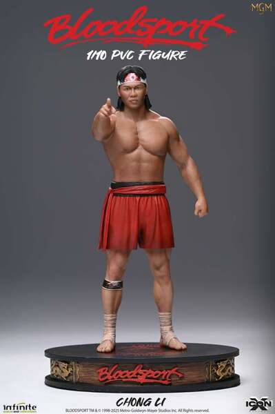 JCVD Bloodsport Chong Li 1/10 pvc figure Icon X Infinite Statue