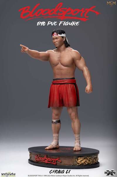JCVD Bloodsport Chong Li 1/10 pvc figure Icon X Infinite Statue
