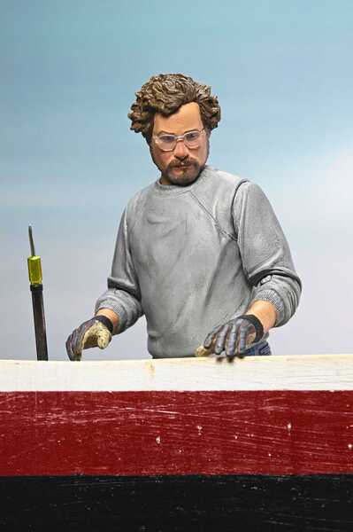JAWS Les Dents de la mer figurine Ultimate Matt Hooper Amity Arrival 50th Anniversary NECA