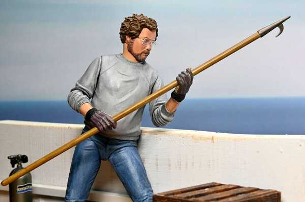 JAWS Les Dents de la mer figurine Ultimate Matt Hooper Amity Arrival 50th Anniversary NECA