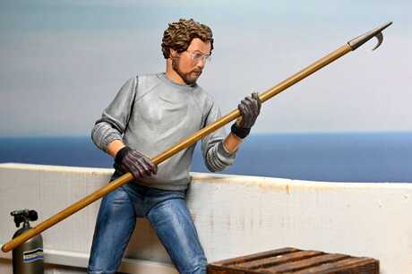 JAWS Les Dents de la mer figurine Ultimate Matt Hooper Amity Arrival 50th Anniversary NECA