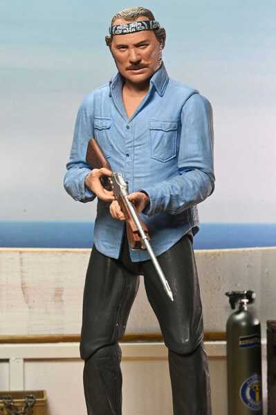 JAWS Les Dents de la mer figurine Ultimate Sam Quint 50th Anniversary Figure NECA