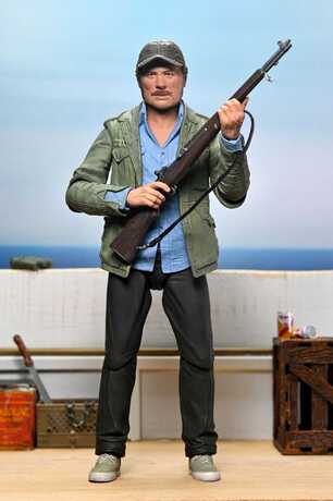 JAWS Les Dents de la mer figurine Ultimate Sam Quint 50th Anniversary Figure NECA