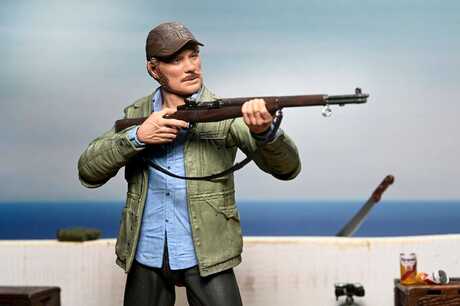 JAWS Les Dents de la mer figurine Ultimate Sam Quint 50th Anniversary Figure NECA