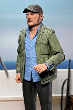 JAWS Les Dents de la mer figurine Ultimate Sam Quint 50th Anniversary Figure NECA