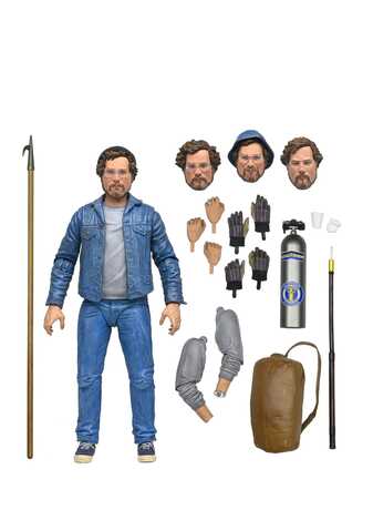 JAWS Les Dents de la mer figurine Ultimate Matt Hooper Amity Arrival 50th Anniversary NECA