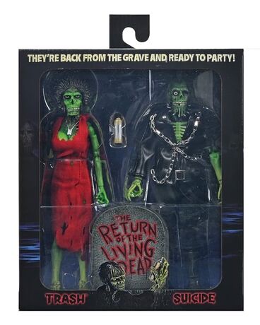Le Retour des morts-vivants pack 2 figurines Clothed Trash & Suicide Neca
