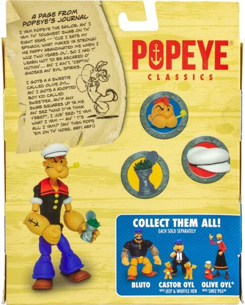 Popeye Wave 1  Action Figure Boss Fight Studio