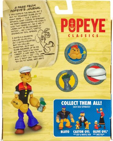 Popeye Wave 1  Action Figure Boss Fight Studio