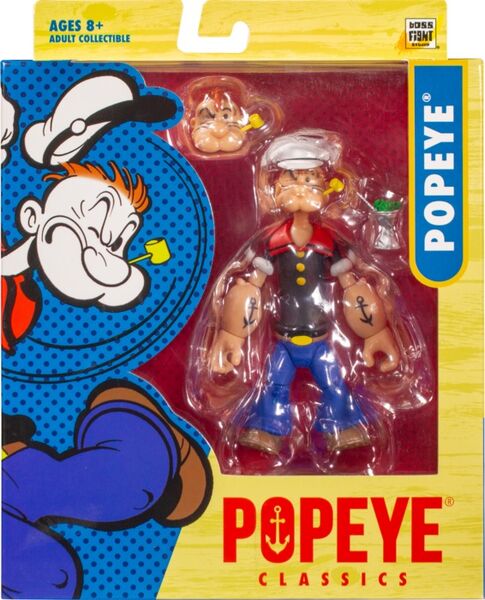 Popeye Wave 1  Action Figure Boss Fight Studio