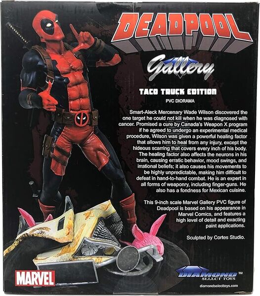 Marvel Gallery statuette Taco Truck Deadpool Diamond select