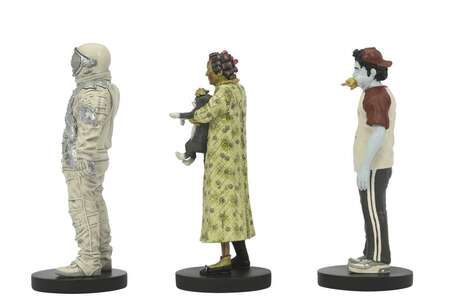 Beetlejuice 2 waitig room set 2 - 3" fig  Neca