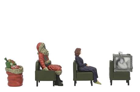 Beetlejuice 2 waiting room set1 - 3" fig Neca