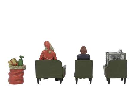 Beetlejuice 2 waiting room set1 - 3" fig Neca
