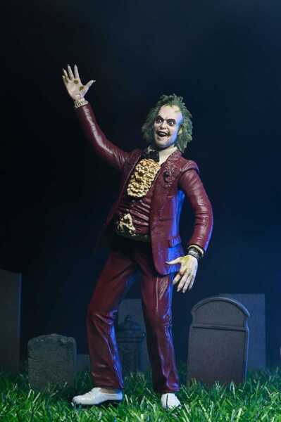 Beetlejuice 1988 figurine Beetlejuice Red Tuxedo Neca