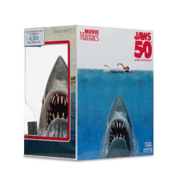 Les Dents de la mer statuette PVC Movie Maniacs Jaws 50th Anniversary McFarlane Toys