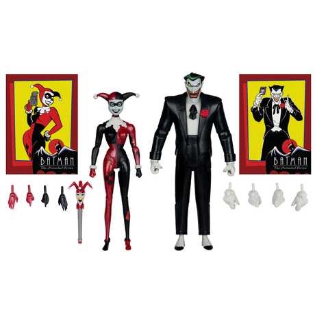 Batman: The Animated Series DC Direct figurines Harley Quinn & The Joker (Mad Love) Gold Label McFarlane Toys
