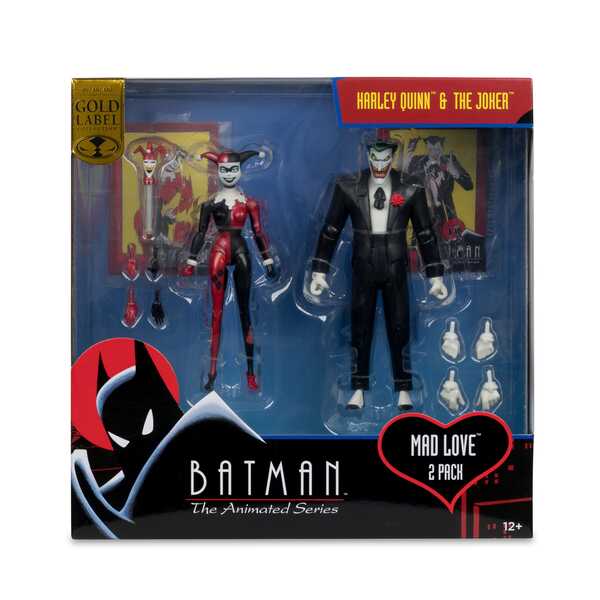 Batman: The Animated Series DC Direct figurines Harley Quinn & The Joker (Mad Love) Gold Label McFarlane Toys