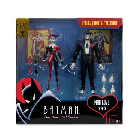 Batman: The Animated Series DC Direct figurines Harley Quinn & The Joker (Mad Love) Gold Label McFarlane Toys
