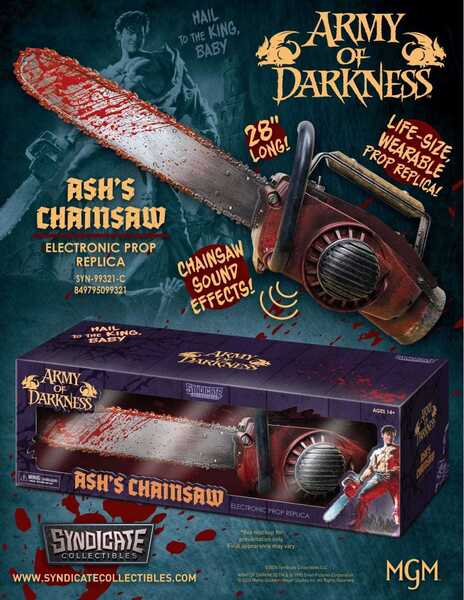 Evil Dead : Army of Darkness Réplique Prop Ash's Chainsaw 71 cm Syndicate Collectibles