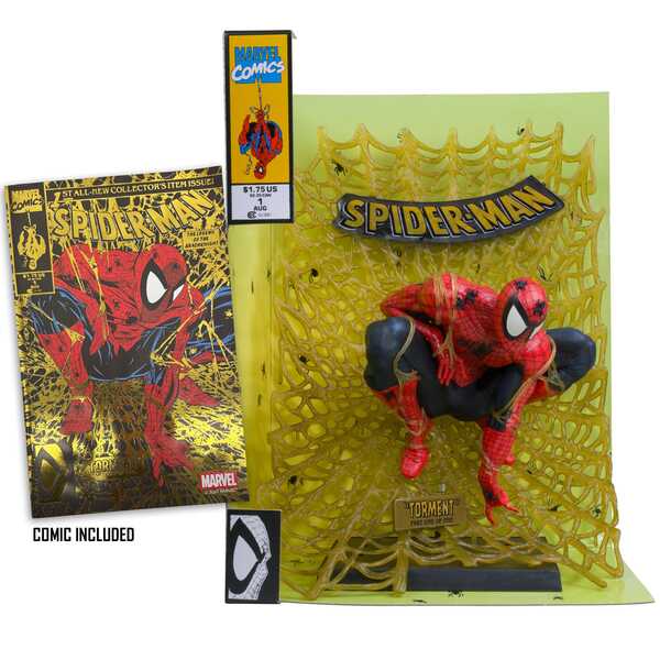 Marvel Collection statuette PVC 1/6 Spider-Man (Spider-Man # 1) (Gold Edition) Gold Label McFarlane Toys
