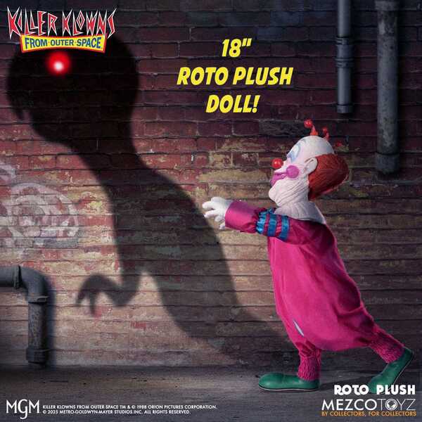 Les Clowns tueurs venus d'ailleurs poupée MDS Roto Slim Mezco