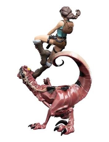 Tomb Raider figurine Mini Epics Lara Croft & Raptor WETA