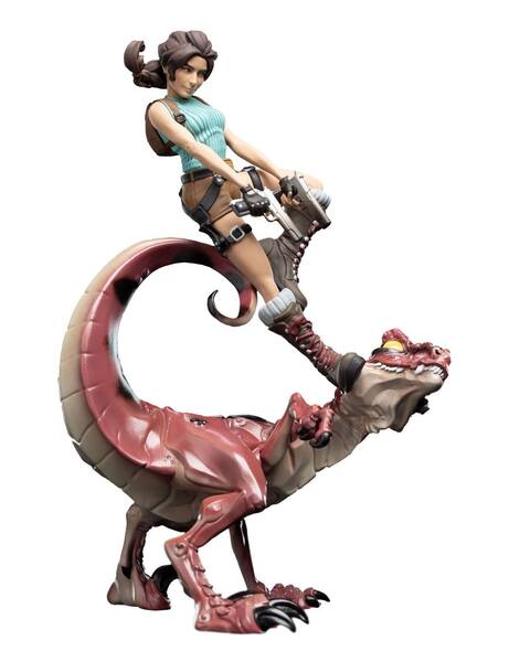Tomb Raider figurine Mini Epics Lara Croft & Raptor WETA