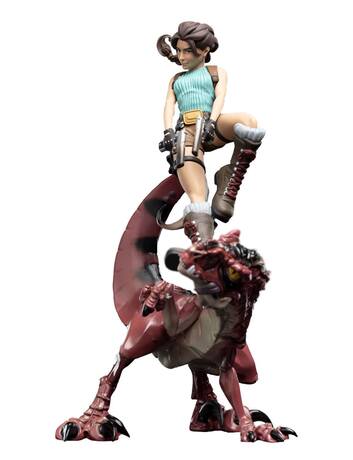 Tomb Raider figurine Mini Epics Lara Croft & Raptor WETA