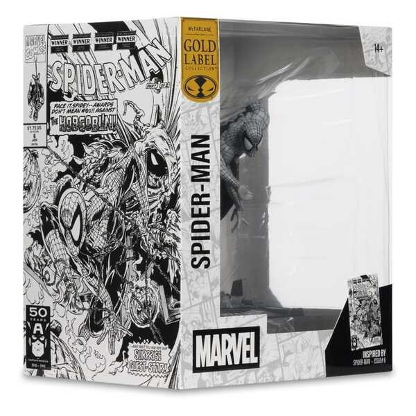 Marvel Collection statuette PVC 1/10 Spider-Man (Spider-Man #6)(Line Art)(Gold Label)  McFarlane Toys