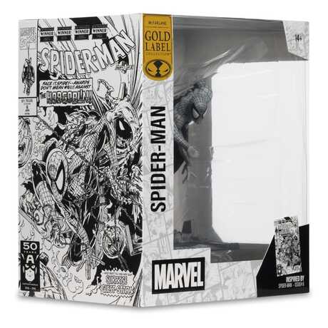 Marvel Collection statuette PVC 1/10 Spider-Man (Spider-Man #6)(Line Art)(Gold Label)  McFarlane Toys