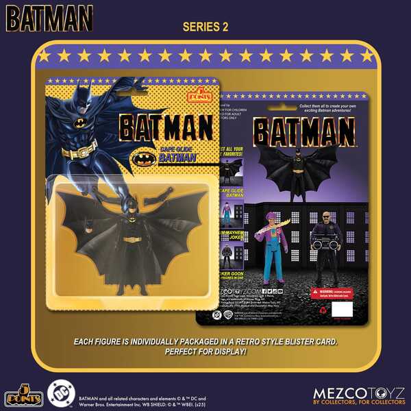 Batman (1989) assortiment figurines 5 Points 9 cm Series 2  Mezco