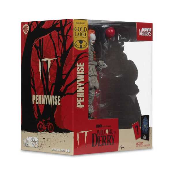 Welcome to Derry statuette PVC Movie Maniacs Pennywise Gold Label McFarlane Toys